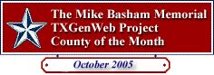 County of the Month - October 2005